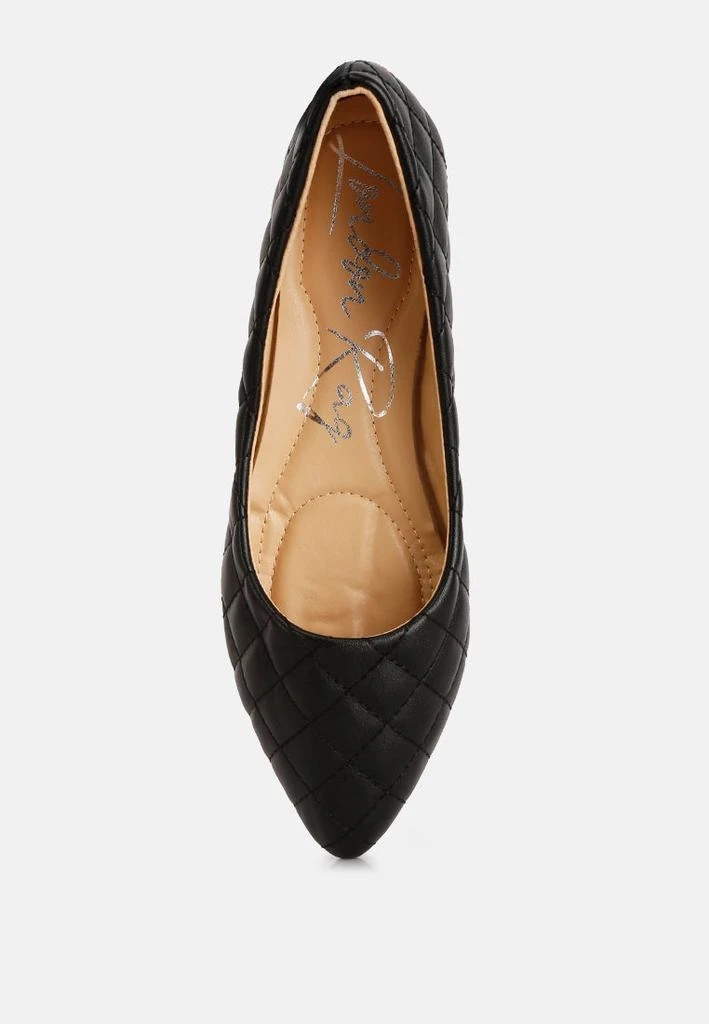 London Rag rikhani quilted detail ballet flats 6