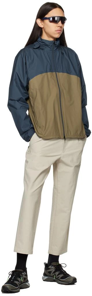 Goldwin Beige One-Tuck Trousers 4