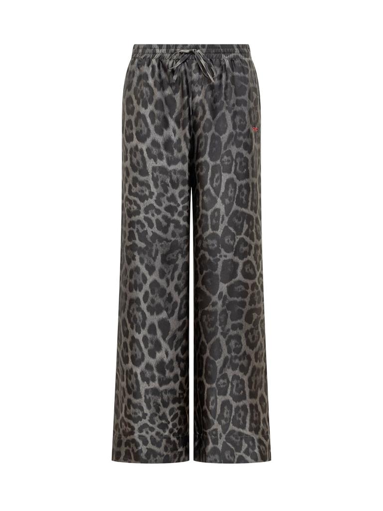 Stella McCartney CREAM VISCOSE BLEND WIDE-LEG PANT