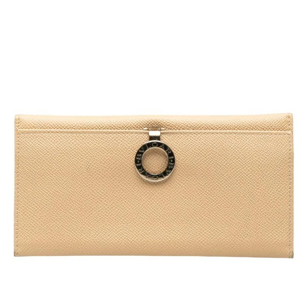 BVLGARI Leather Long Wallet (Bi-Fold) (Pre-Owned)