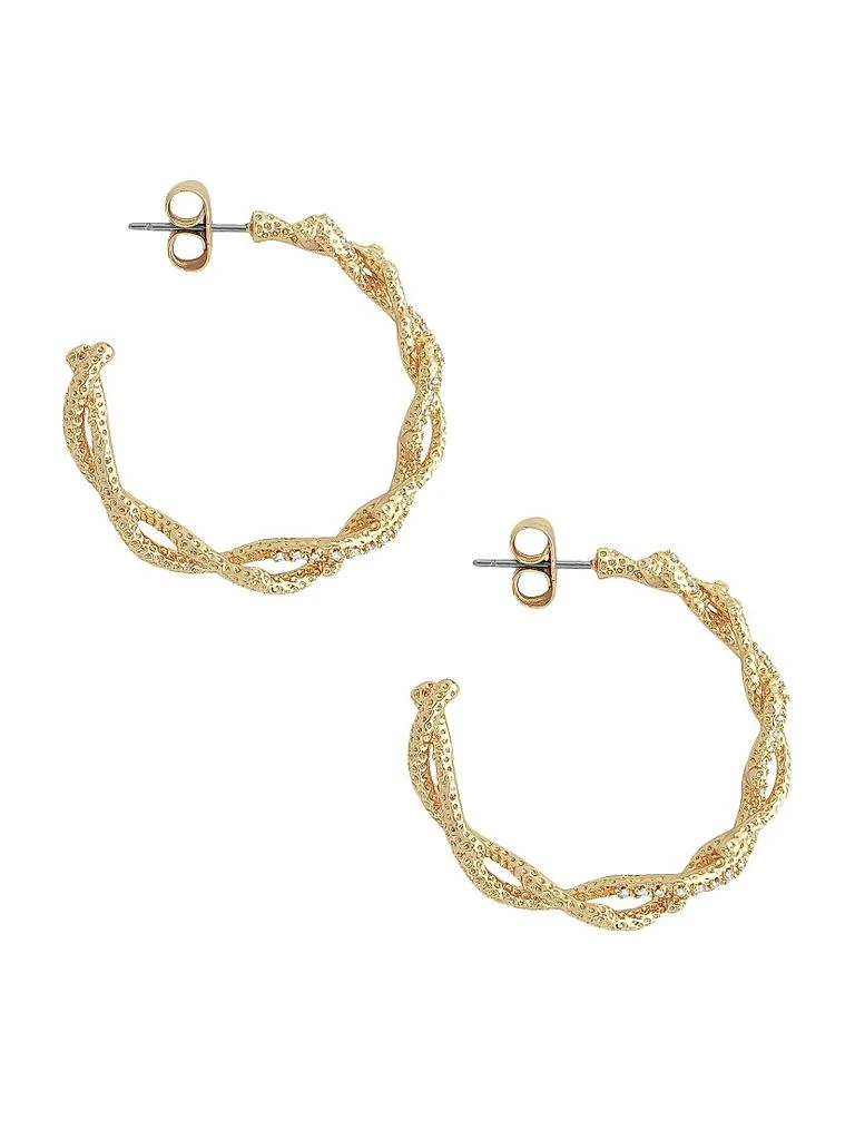 Anabel Aram Ocean Coral 18K Gold-Plated Hoop Earrings 4