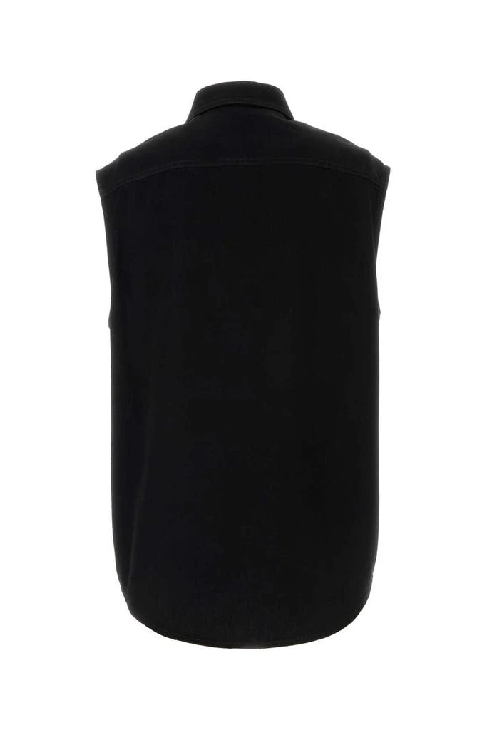 Versace Versace Button-Up Sleeveless Denim Shirt 2