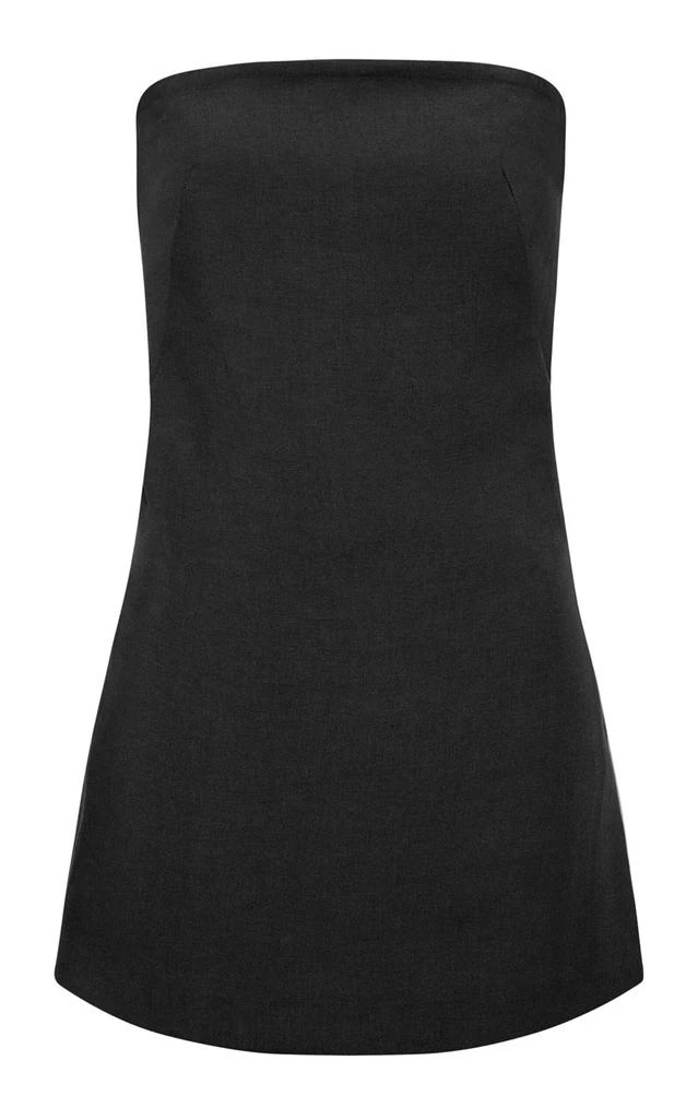 St. Agni St. Agni - Strapless Column Tunic Top - Black - XS - Moda Operandi 1