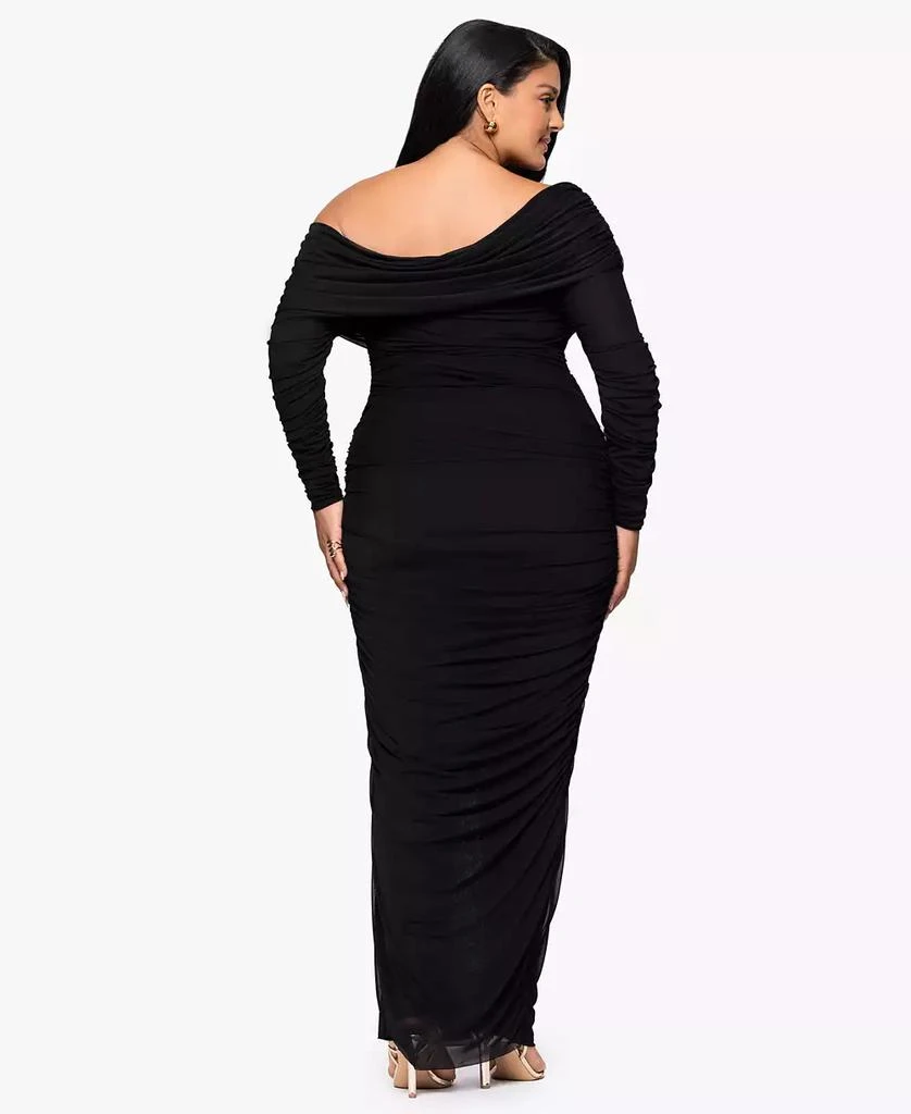 rm richards plus size formal dresses Size 18W R&M Richards 1367W Black Mother of Bride Dress – Bridal Sense main image 1