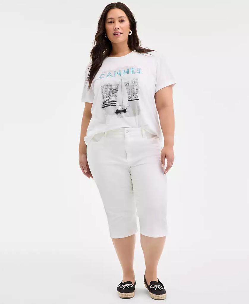 On 34th Trendy Plus Size Capri Jeans, Exclusively at Macy's