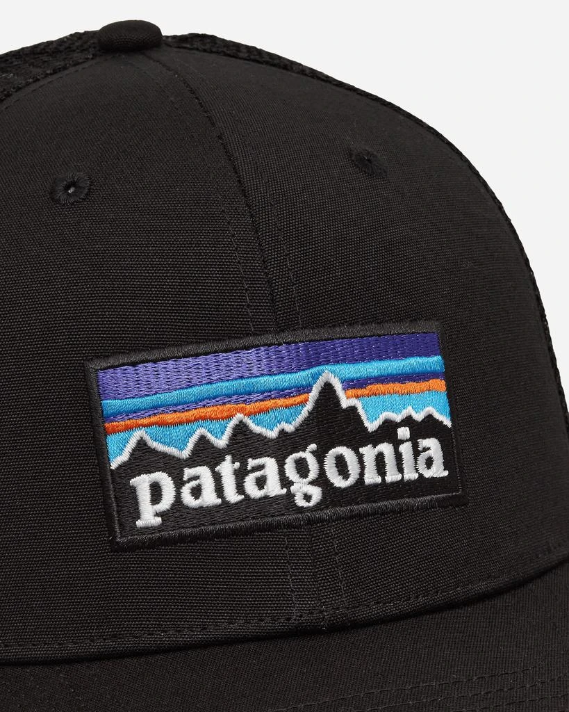 Patagonia P-6 Logo Trucker Hat Black 6