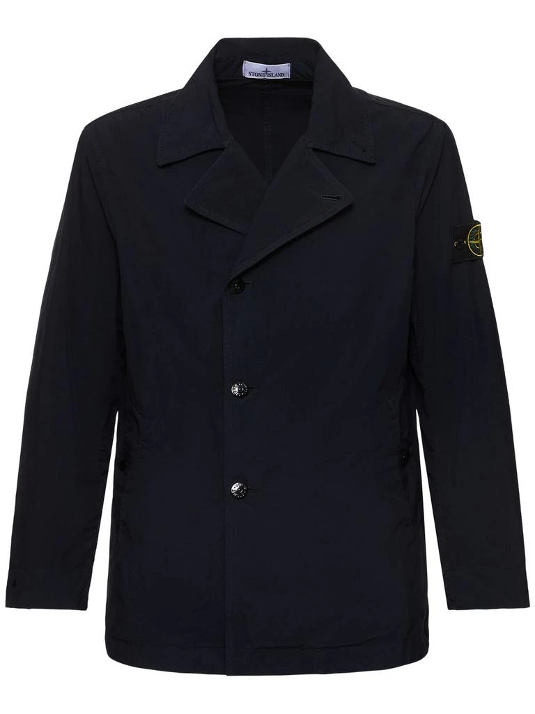 Stone Island Double Breasted Peacoat 1