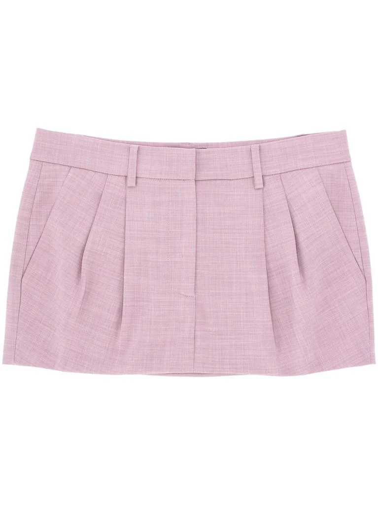 The Andamane The Andamane Pleated Mini Skirt 1