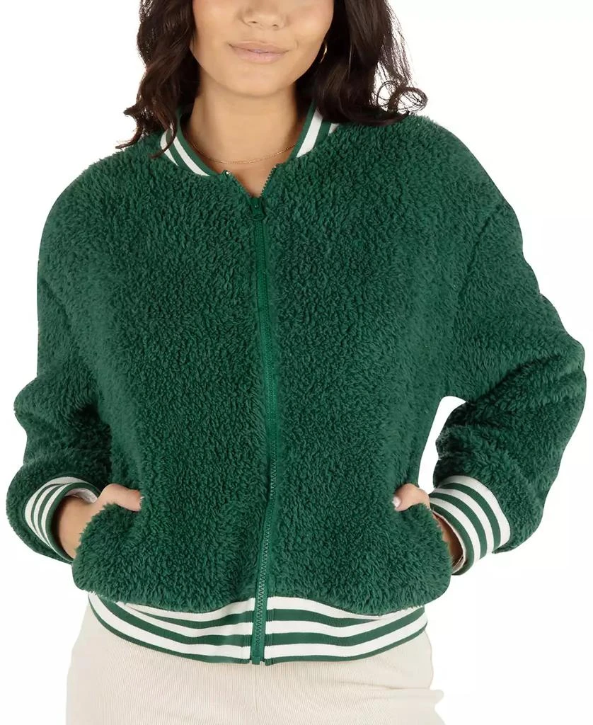 Hurley Juniors' Noa Fleece Bomber Jacket 1