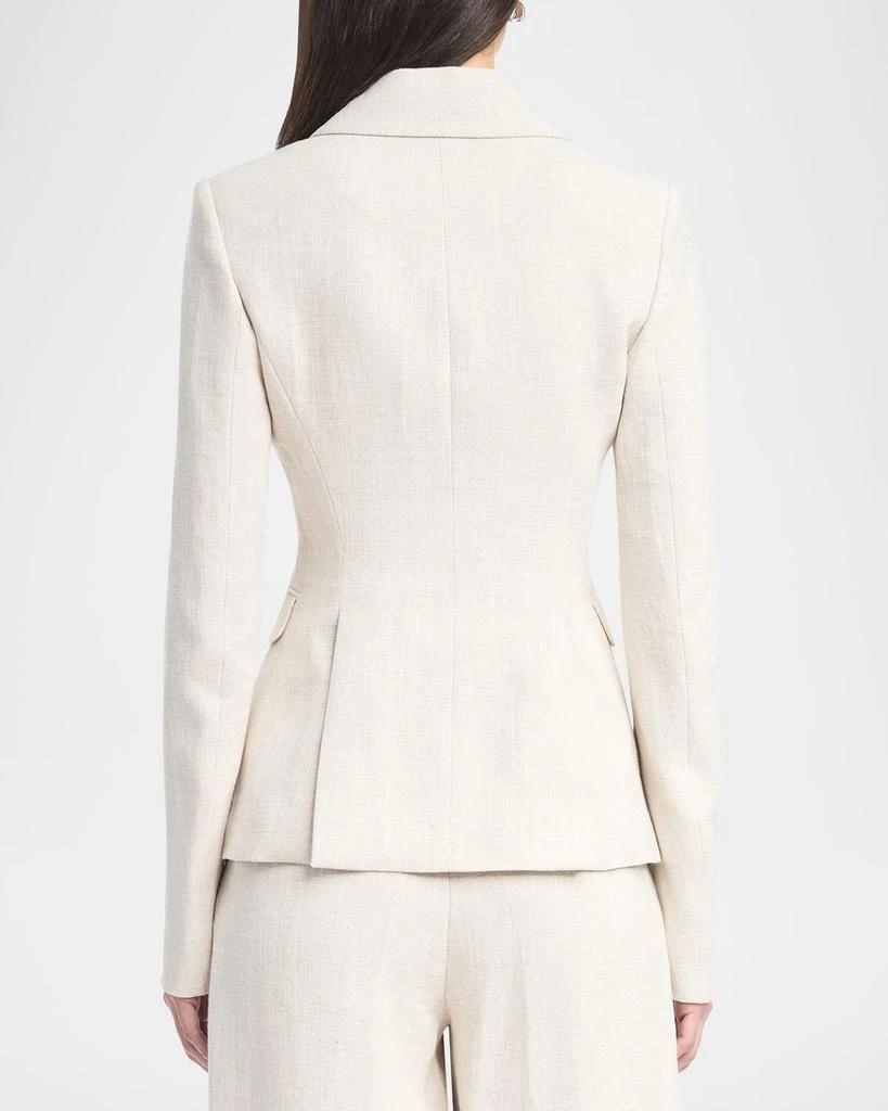 Altuzarra Fenice Slim Linen-Cotton Blazer 3
