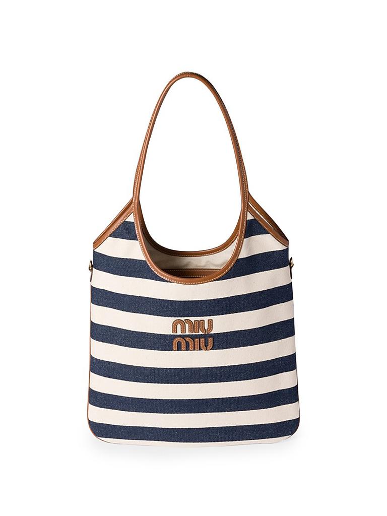Miu Miu Miu Miu Logo-Lettering Tote Bag - Tote Bags