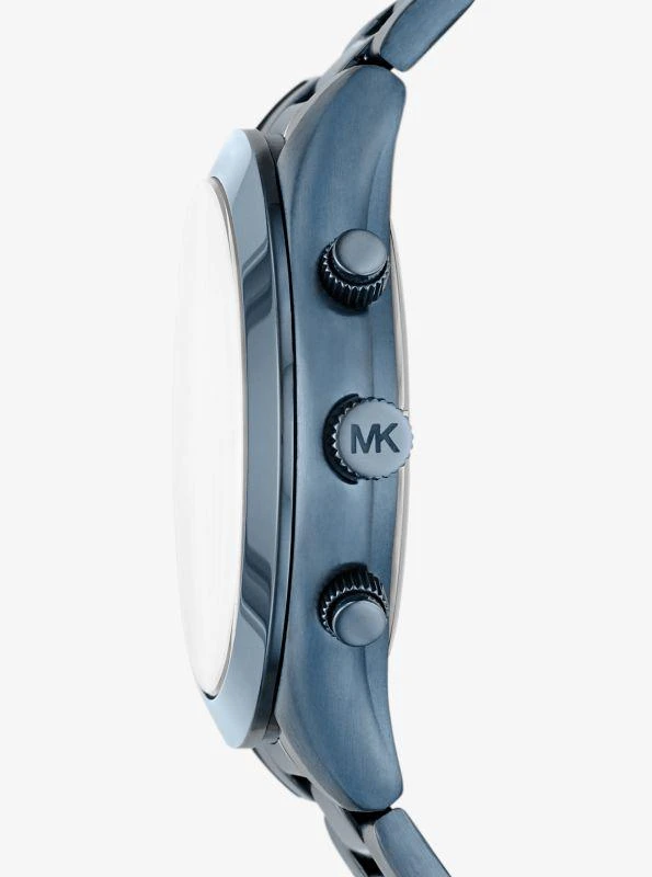 Michael Kors Oversized Slim Runway Blue-Tone Watch 2