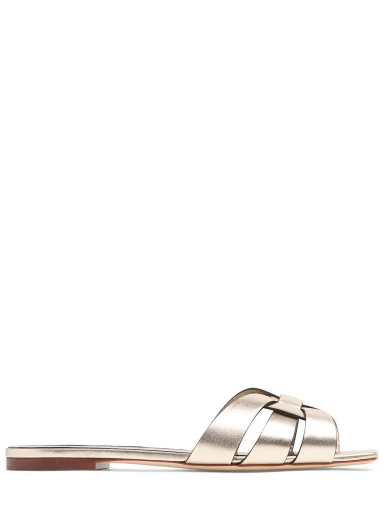 Yves Saint Laurent 10mm Tribute Leather Mule Sandals 1