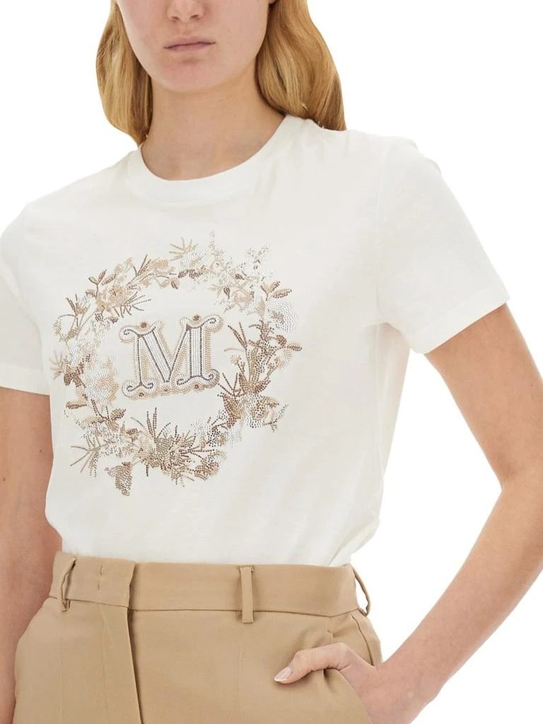 Max Mara Max Mara Logo Embellished Crewneck T-Shirt 6