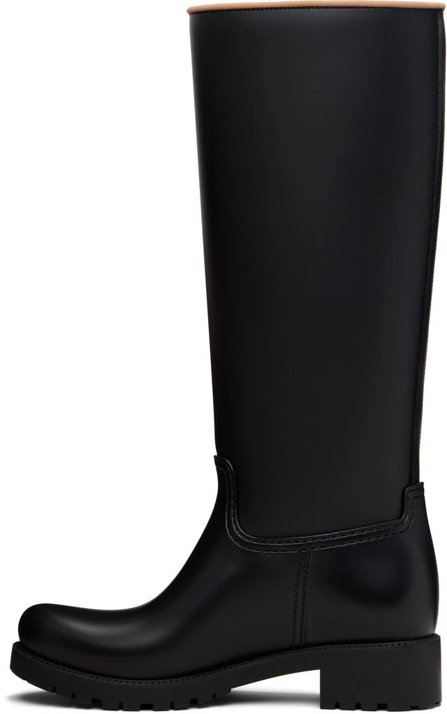 Max Mara Black Rain Tall Boots 3