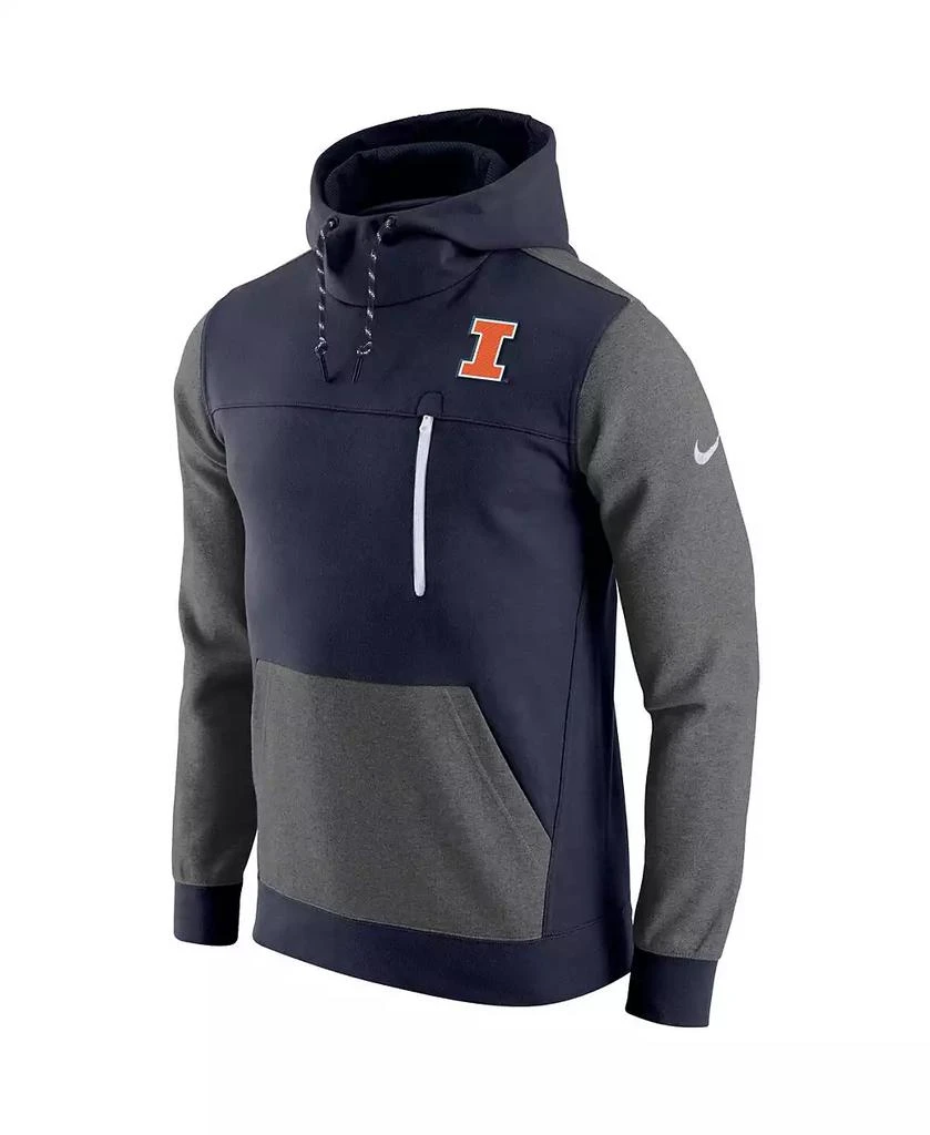 NIKE Men's Navy Illinois Fighting Illini Av-15 2.0 Pullover Hoodie 3