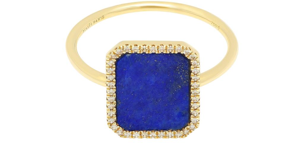 Persée Lapis diamonds ring