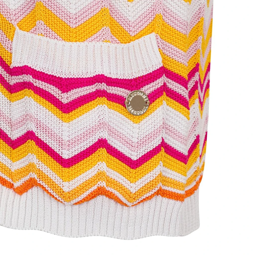 Missoni Missoni Kids Zigzag Patterned V-Neck Cardigan 3