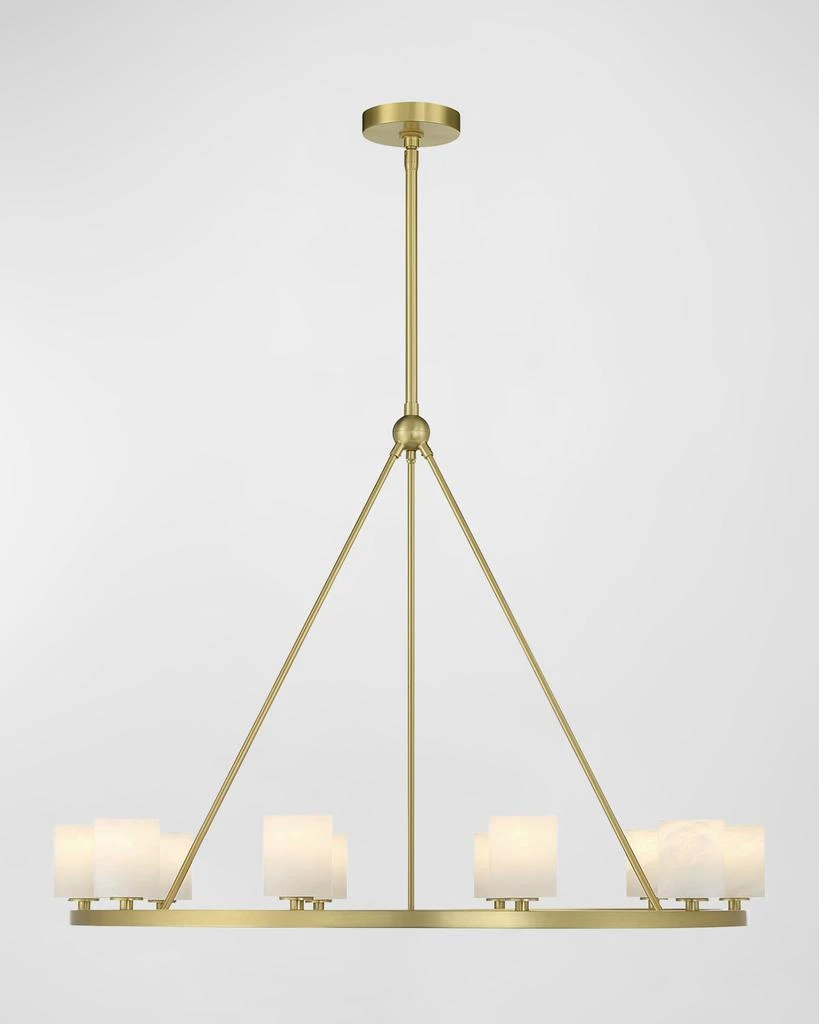Crystorama Aragon 35" Round 10-Light Chandelier 3