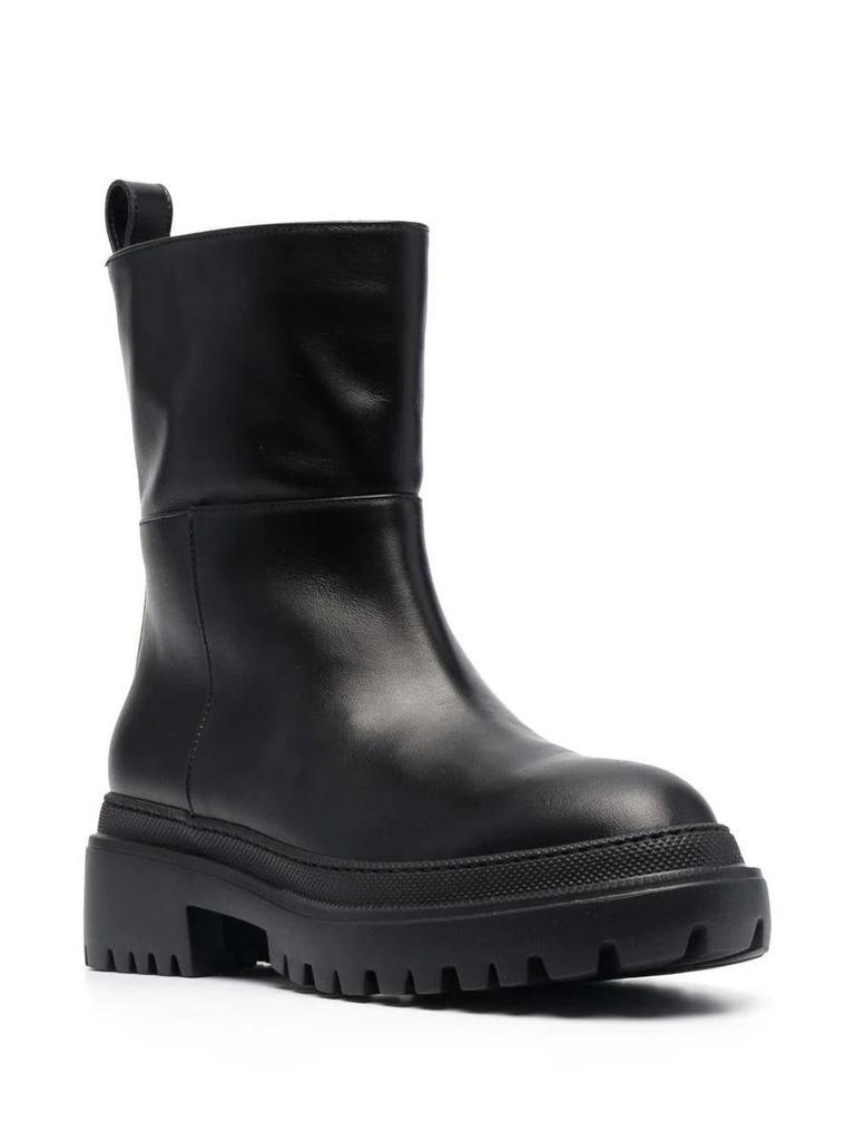 L'AUTRE CHOSE L'Autre Chose Ankle-Length Leather Boots