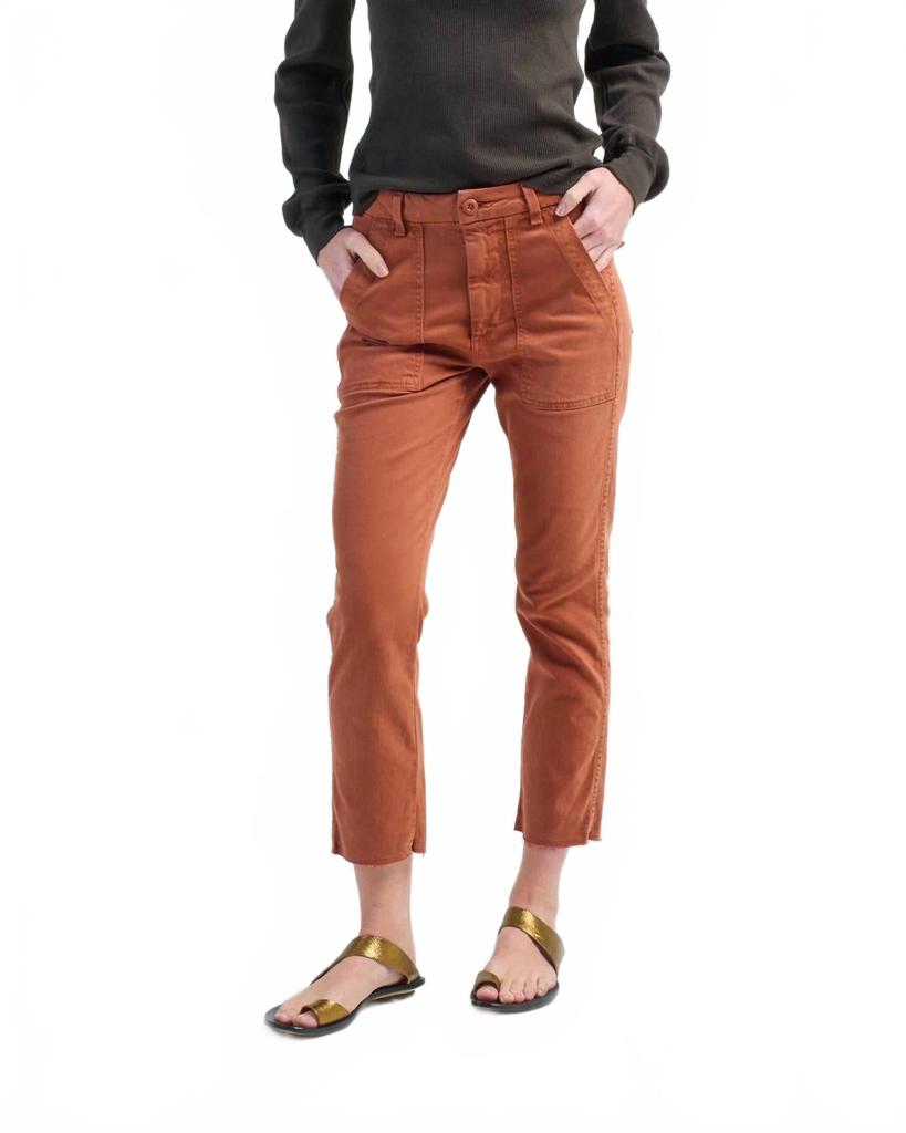 AMO Easy Army Trouser In Terracotta