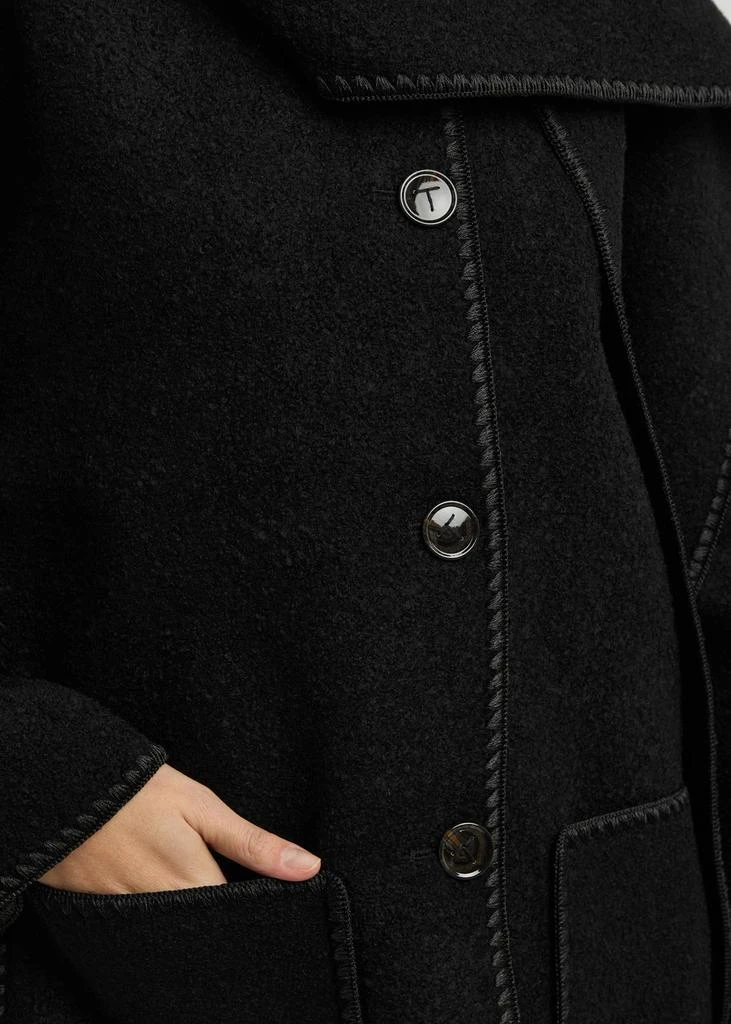 Totême Scarf-effect wool-blend jacket 5