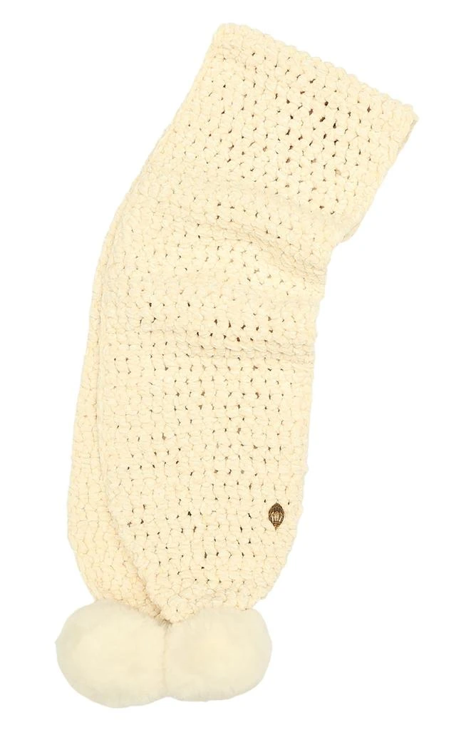 Kurt Geiger Chunky Chenille Pompom Scarf 5