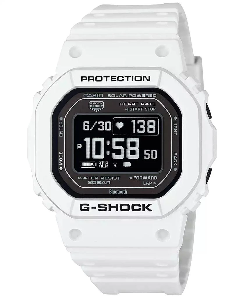 G-Shock Men's Digital White Resin Strap Watch 45mm, DWH5600-7 1