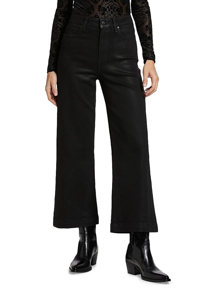 Paige Anessa High-Rise Wide-Leg Ankle Jeans 3