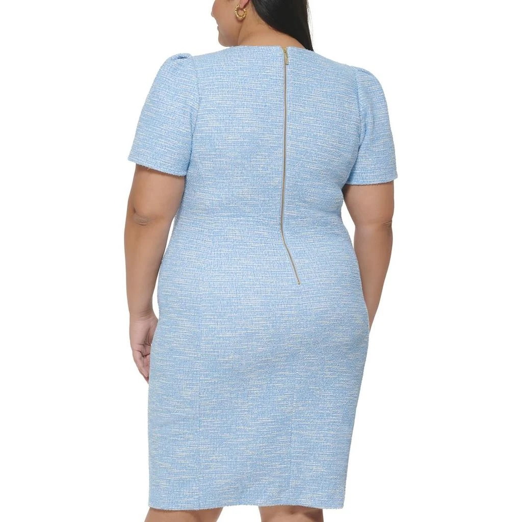 Plus Womens Tweed Midi Sheath Dress  On Sale Now with Up to 62% Off |  Discover Exclusive Deals & Savings at BeyondStyle  Authentic Calvin Klein  women|clothing|dresses with Limited-Time Discounts, Free