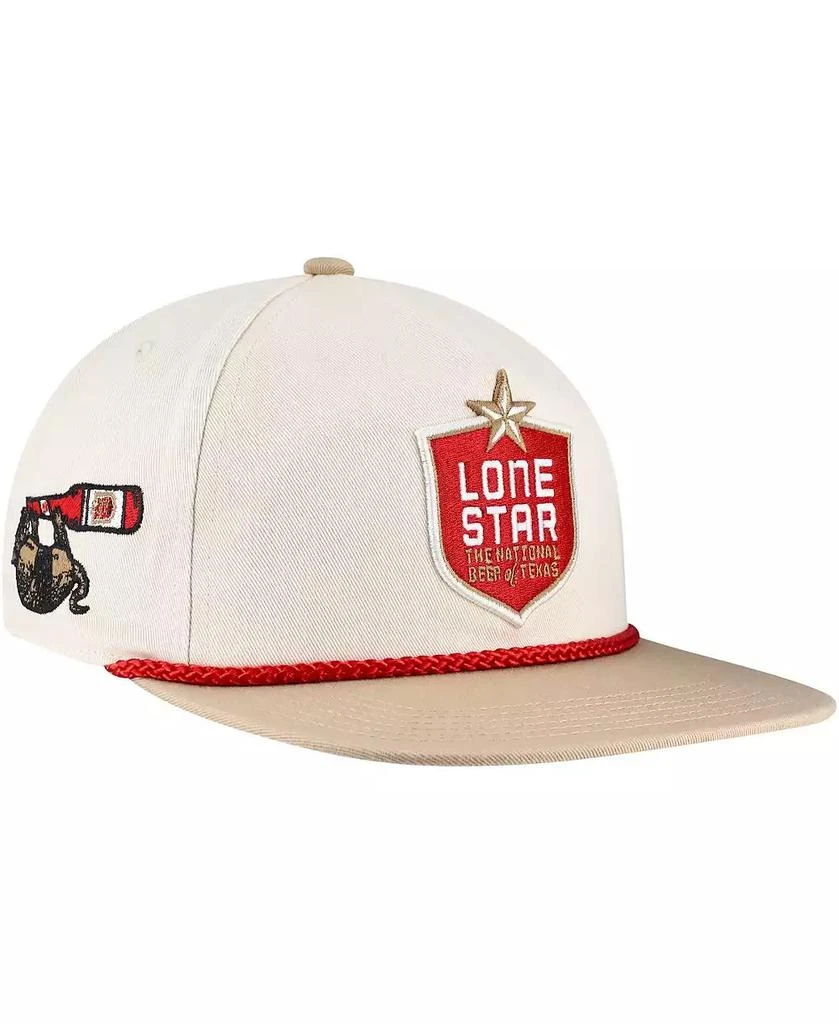 Lids Men's Cream Lone Star Adjustable Golfer Hat 1