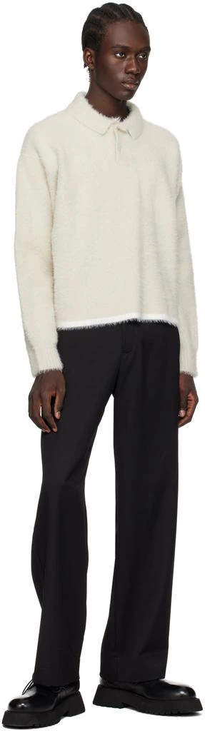 Jacquemus Off-White Le Papier 'Le Polo Neve' Polo 4