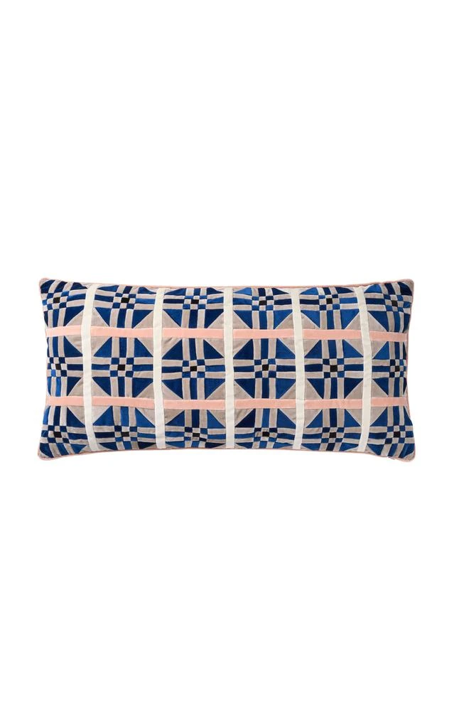 Christina Lundsteen Christina Lundsteen - Ivy Cotton Velvet Cushion - Multi - Moda Operandi 1