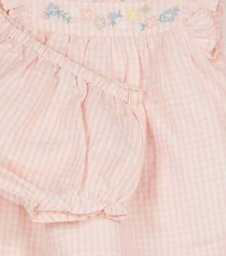 Tartine et Chocolat Baby set of linen-blend dress and bloomers 3