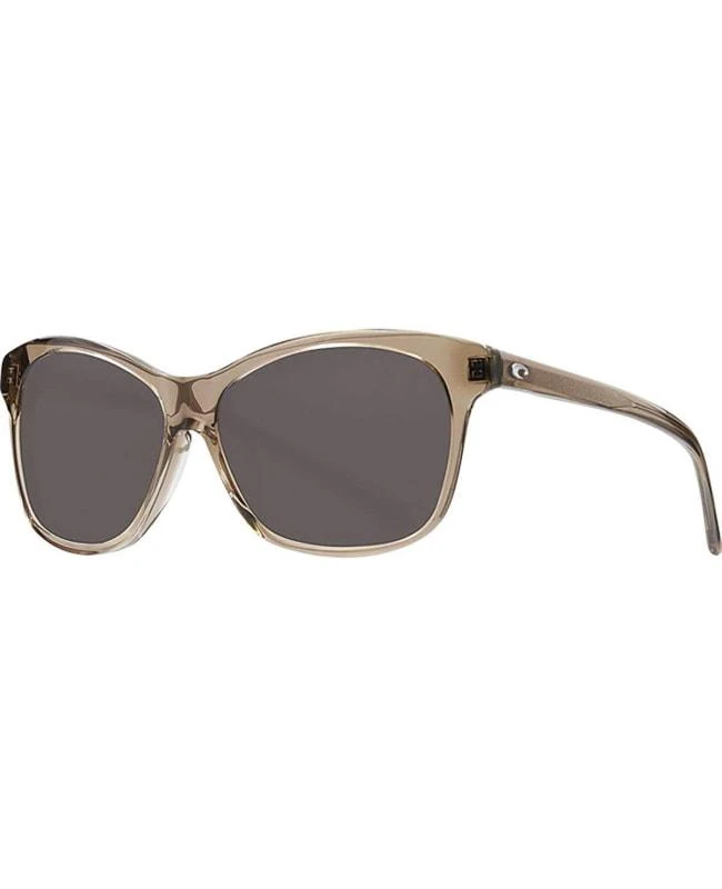 Costa Del Mar Costa Del Mar Sarasota Taupe Square Plastic Unisex Sunglasses SAR 258 OGGLP 1