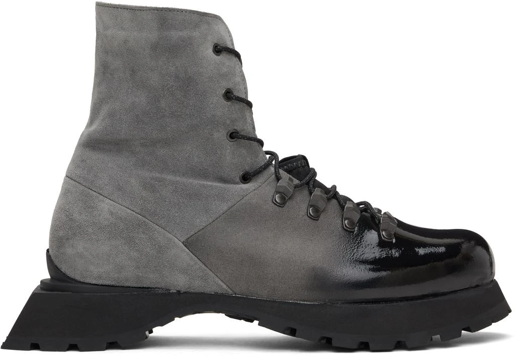 Demon Gray Poyana High Boots 1