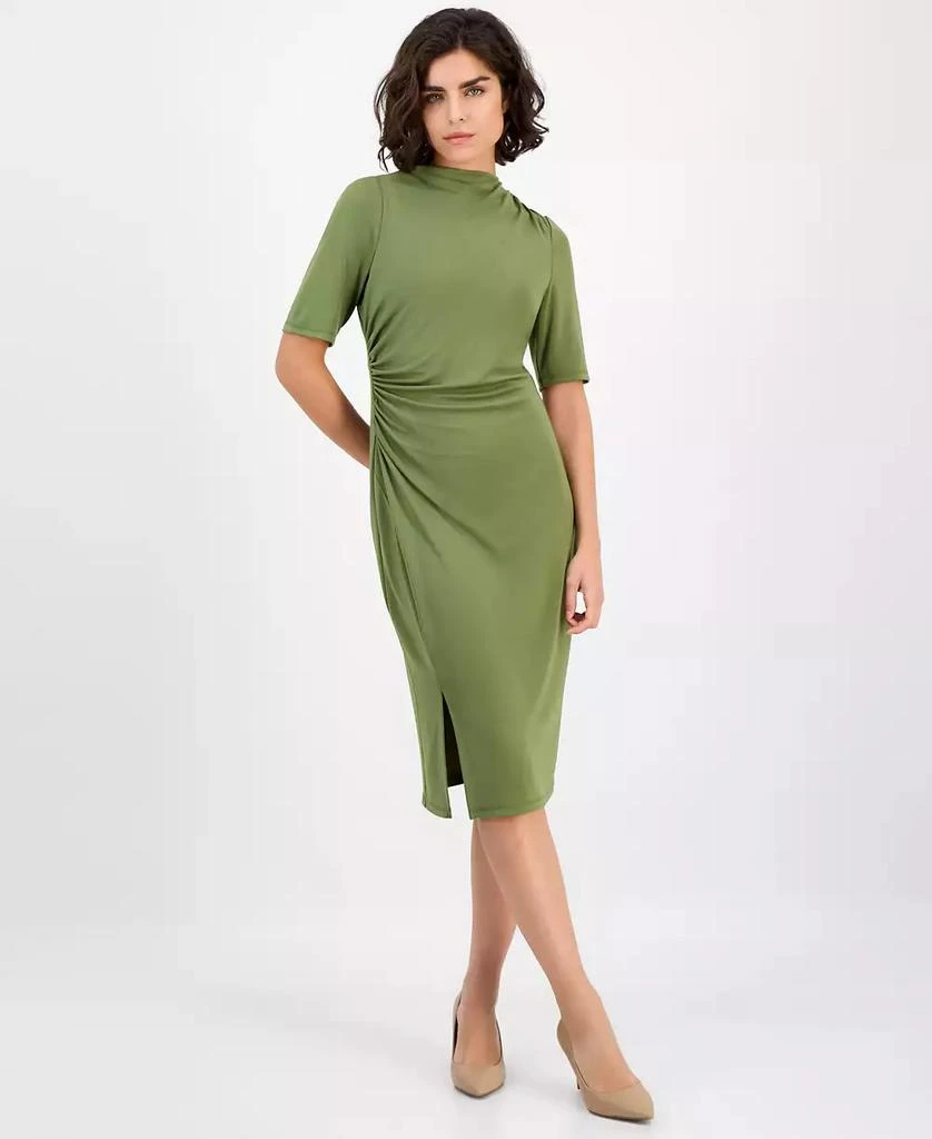 Anne Klein Draped Midi Dress Anne Klein Draped Midi Dress