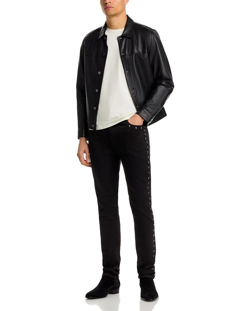 RTA Skinny Jeans in Black Cross 2