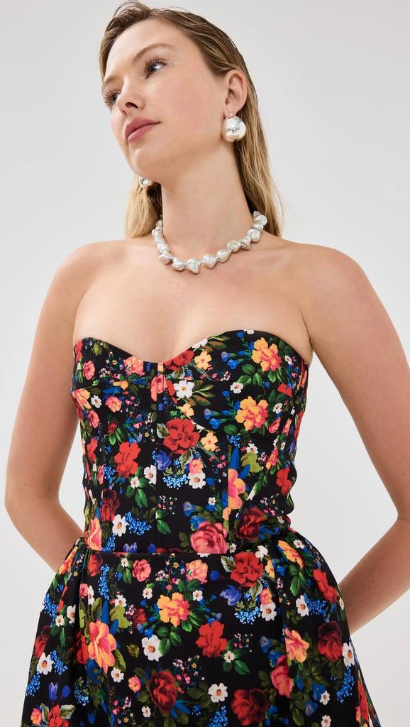 Kika Vargas Glenn Dress Black Garden 5