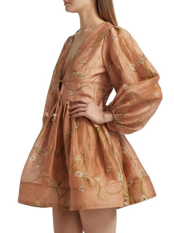 Zimmermann Illuminate Printed Minidress 3