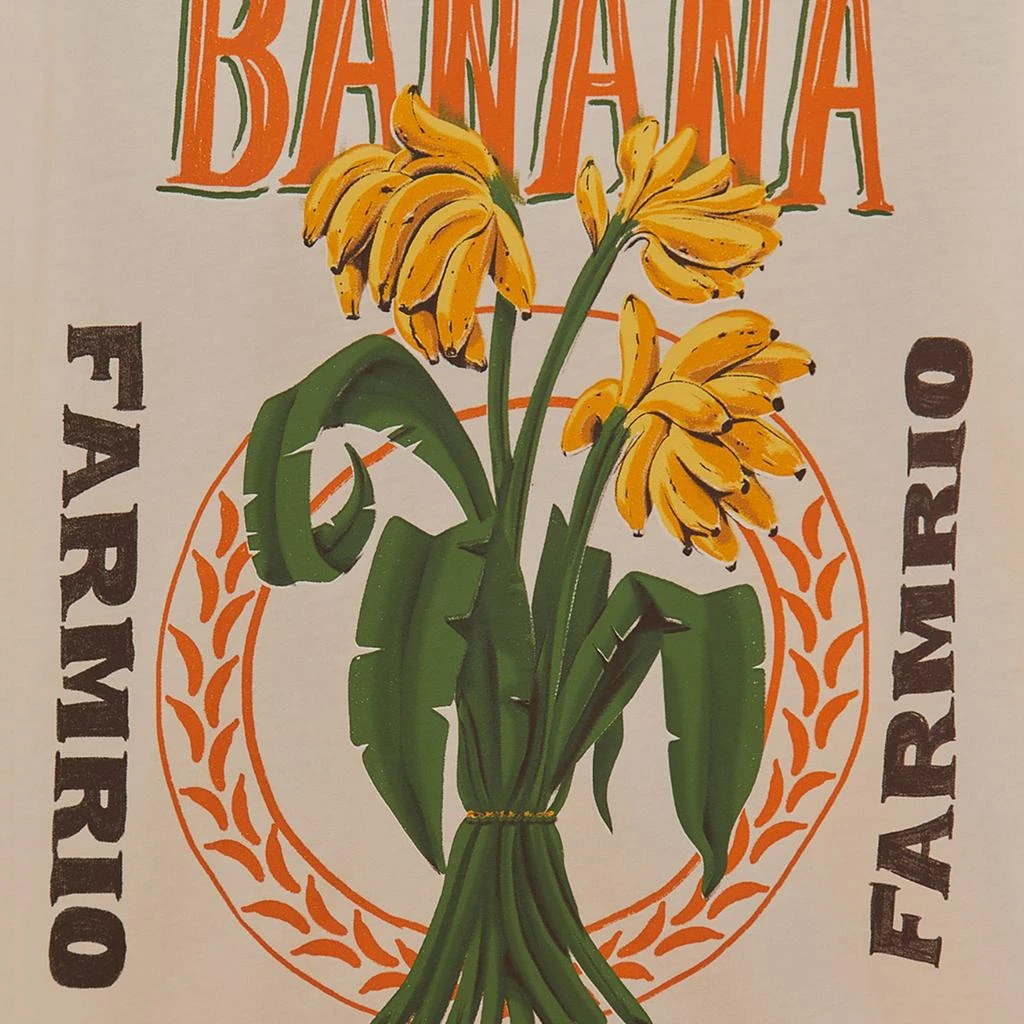 Farm Rio Banana Cocina Relaxed Cotton-Jersey T-Shirt 3