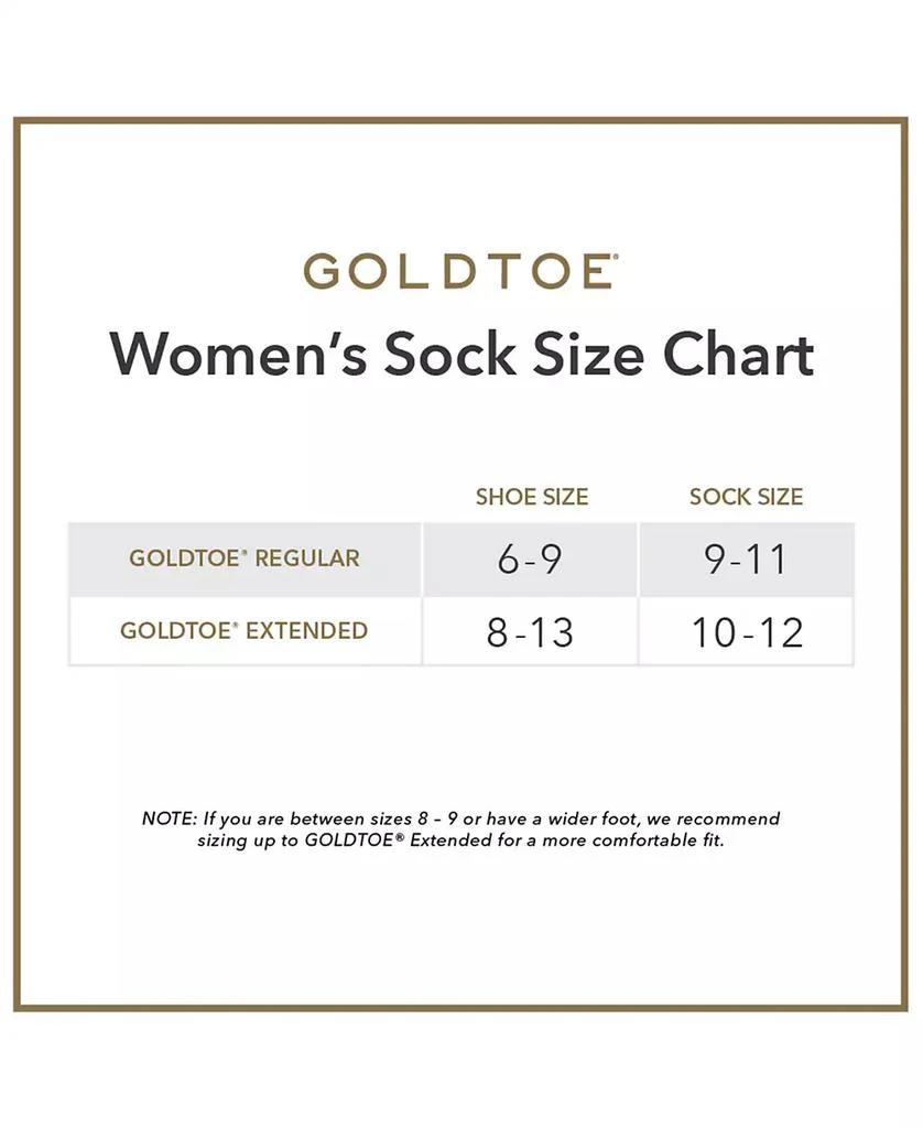 Gold Toe Women's 6-Pack Casual Turn Cuff Socks 5