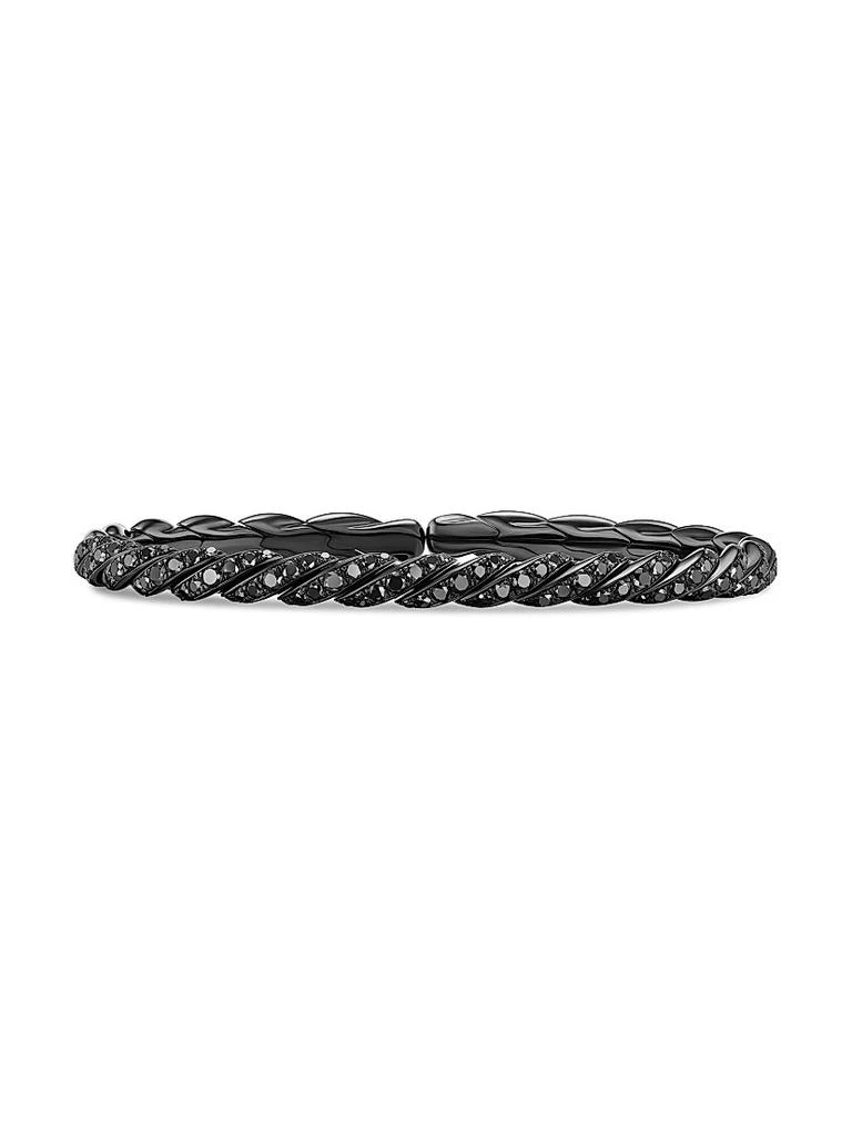 David Yurman Sculpted Cable Flex Bracelet in 18K White Gold