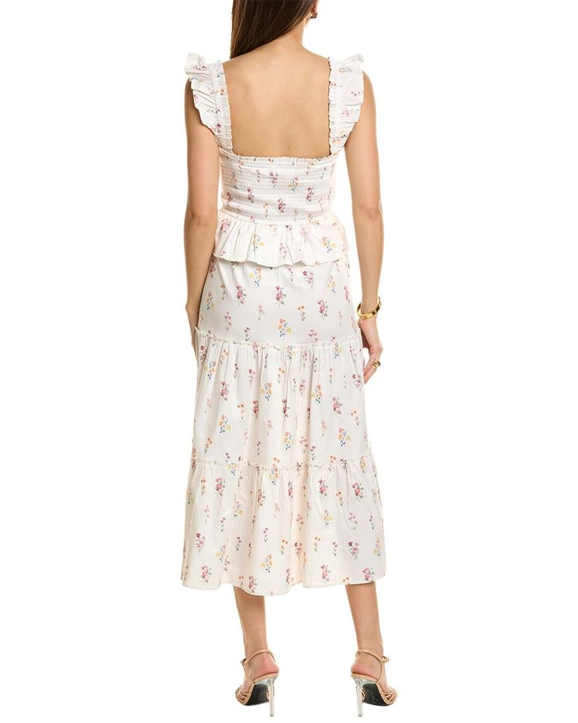 midi dress with booties Hyacinth House Forest Green Floral Bennett Maxi Dress Forest Green Floral / XS