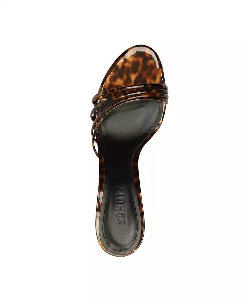 Schutz Women's Inez Kitten Heel Sandals 4