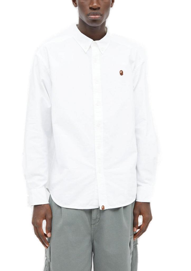 A Bathing Ape A BATHING APE® Ape Head One Point Oxford Shirt