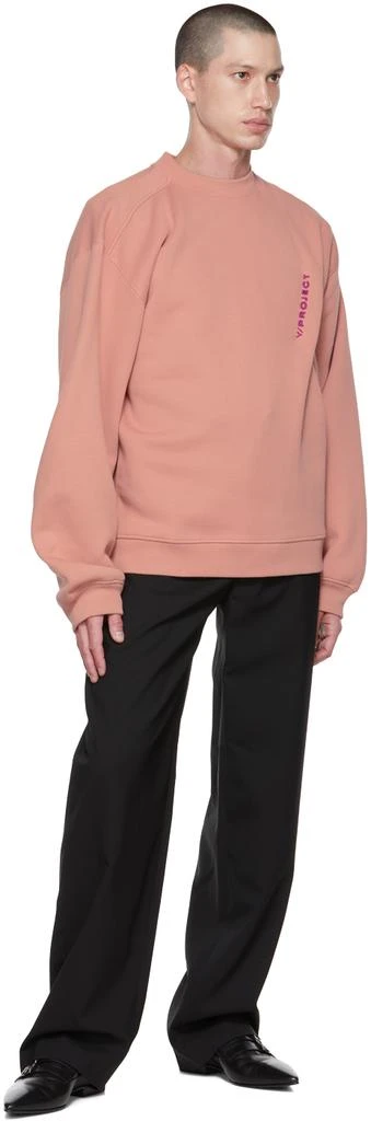 Y/Project Pink Pinched Sweatshirt 4
