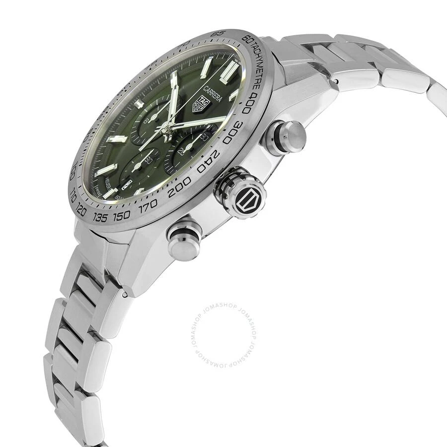 Tag Heuer Carrera Chronograph Automatic Green Dial Men's Watch CBN2A10.BA0643 2