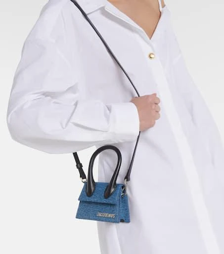 Jacquemus Le Chiquito Mini denim tote bag 6