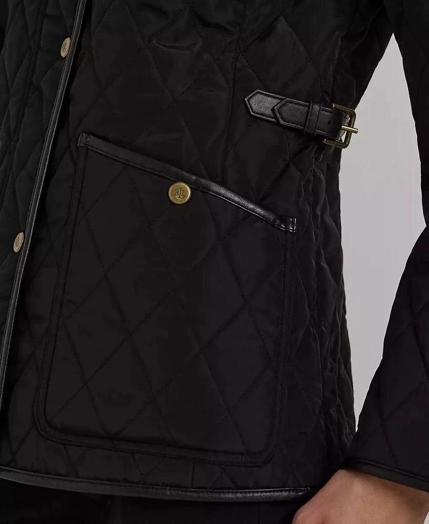 Ralph Lauren Women's Quilted Velboa-Lined Coat 4